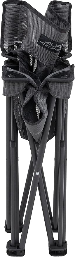 ALPS Mountaineering Adventure Folding Camping Chairs - Durable Mesh Fabric Over Powder Coated Aluminum with Simple Compact Design and Shoulder Carry Bag