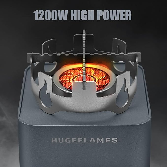 Propane Camping Stove with Carrying Case &amp Ignition Portable Gas Stove for Outdoor Camping BBQ Hiking