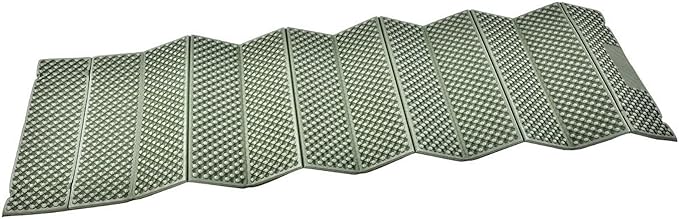 foldable sleeping pad Outdoor Foam sleeping pad Camping Folding Beach Tent Sleeping Pad Waterproof camping Mattress sleeping pad sleeping mat (green)