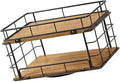 Strong 2 Step Turning Shelf with Open Design for Quick of Stored Goods Food Storage Room Organizing Rack