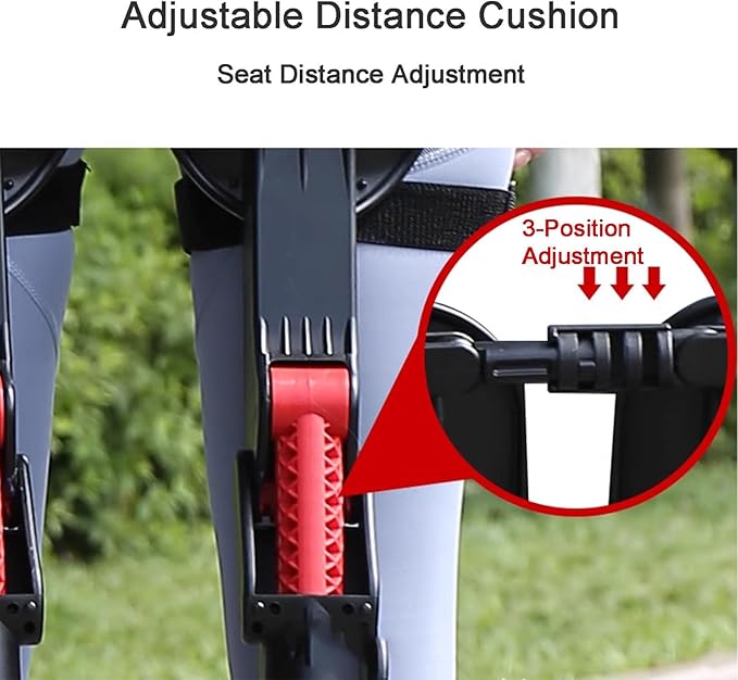 Camping Stool Exoskeleton Lightweight Chair Wearable Chair Invisible Seats Invisible Chair Wearable Exoskeleton Human5 Gear Adjustable Suitable for Different Heights