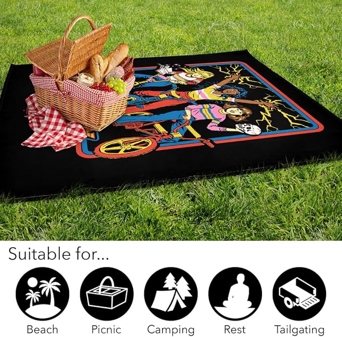 LOGOVISION Steven Rhodes B.M.Hex Gang Outdoor Blanket for Picnic Beach Camping Park Tailgate 50x60