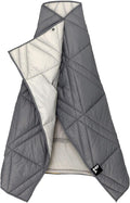 Veer Adventure Blanket - 100% Down Alternative Insulated Outdoor Puffy Blanket for Camping Beach Sports/Stadiums Picnics or Travel - Built-in Hand Pockets and Zipper Pillow Pocket - Child Size