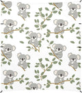 Camping Sun Shelters Lovely Koala in Branches Pattern Beach Canopy 126 * 110.2in