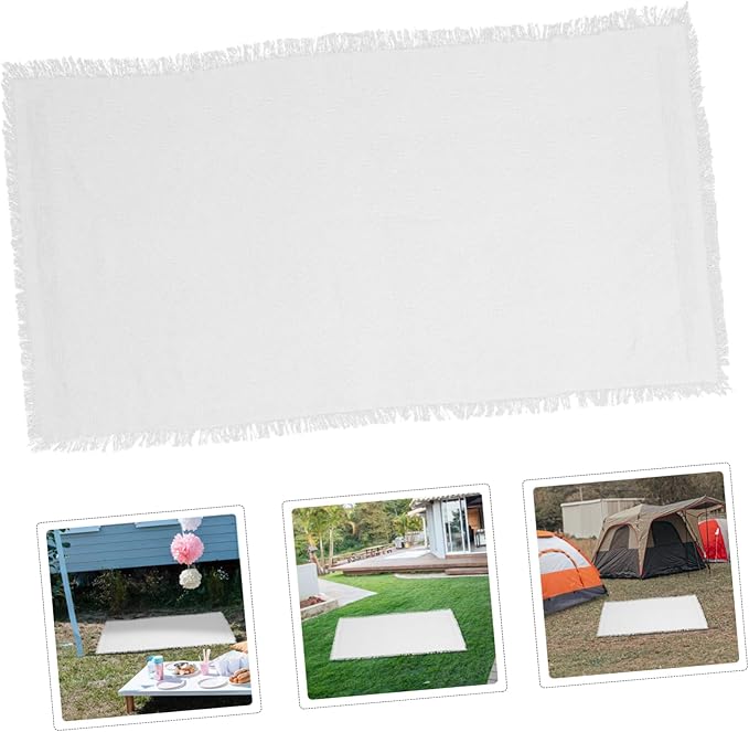 Camping Mat for Beach Park Stylish French Design Durable Sandproof for Photoshoots and Relaxation