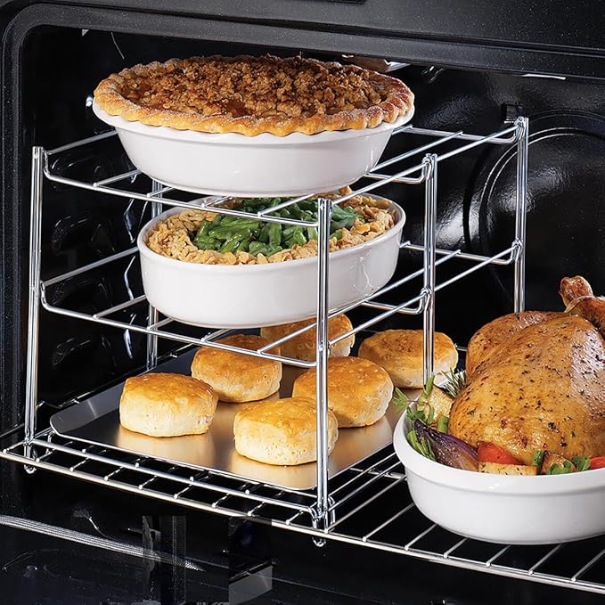 Collapsible 3 Tier Oven Rack by Chef's Pride