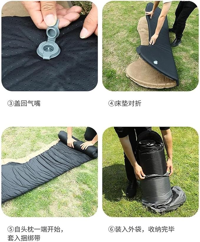 Car Inflatable Mattress Camping Inflatable Mattress Car Travel Bed Outdoor Inflatable Mattress Cold-Resistant Breathable Mattress (Pig)