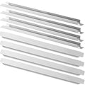 12 Stainless Steel Steam Table Adapter Bars – Hotel Pan Divider for Full &amp Fractional Size Pans Commercial Food Service Use (8 12-inch Long)