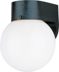 Generation Lighting 1-Light Outdoor Wall Series Traditional Outdoor Wall Lamp Black 8753-34 Lovely Wall Lamp for Outdoor Decor Wall Light Fixture Uses Standard or LED Light Bulb