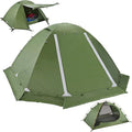 Clostnature Lightweight Backpacking Tent - 1/2 Person 4 Season Ultralight Waterproof Camping Tent Large Size Easy Setup Tent for Winter Cold Weather Family Outdoor Hiking and Mountaineering