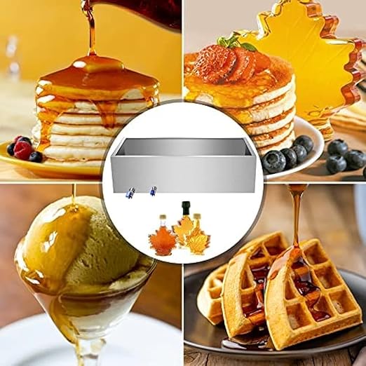 Maple Syrup Evaporator Pan 24x24x9.5 Inch Stainless Steel Syrup Evaporator Heavy Duty Maple Syrup Boiling Pan for Boiling Maple Syrup