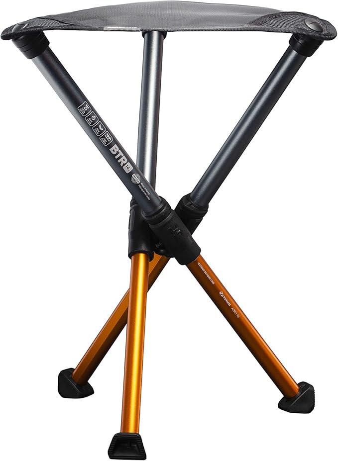 Hillsound BTR Stool for Ultralight Backpacking &amp Hiking Lightweight Camping Chairs Compact Portable Outdoor Seat Hunting Adventures Durable Tripod Design Made in Korea