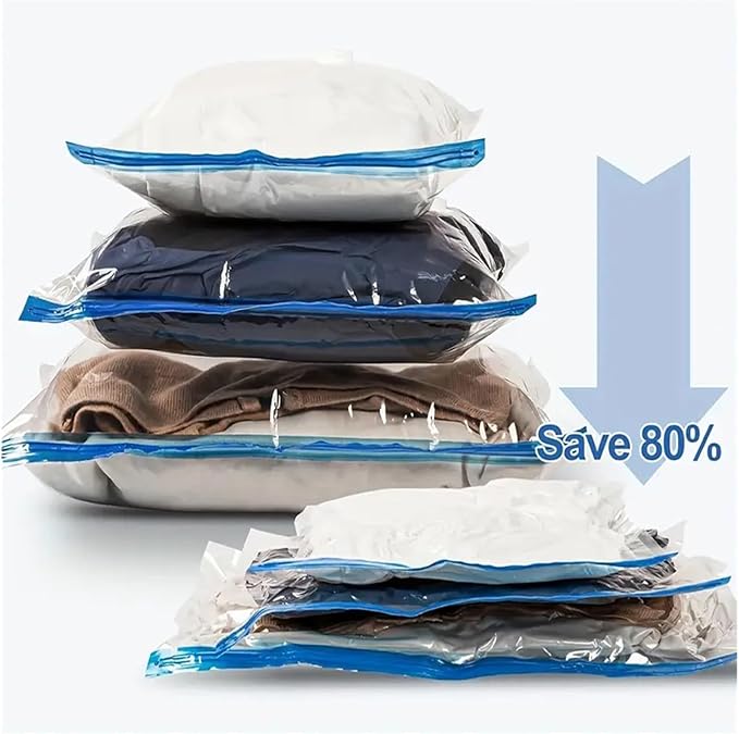 Vacuum Storage Compression Bag Clothes Storage Bag Travel Artifact Vacum Storage Bag High Capacity Luggage Vacuum Pumping Bag