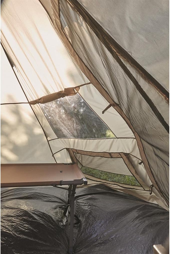 Guide Gear Camping Teepee Tent for Adults Outdoor Waterproof Family 6 Person 14' x 14'