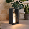 Outdoor Lights for Patio IP65 Solar Lanterns Outdoor Waterproof Dusk to Dawn Floor Lamp with 3000K LED Solar Powered Landscape Lighting for Garden Yard Deck Backyard Porch and Path
