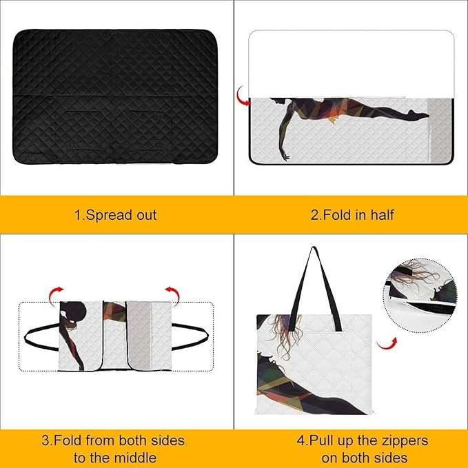 Zipper A Dancer Style Picnic Mat Suitable for Travel Camping Park Or Home Use