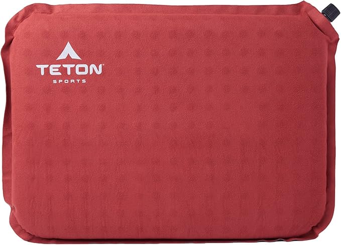 Teton Camping Seat Cushion Stadium Seat Office Chair Car Pad Inflatable Redwood