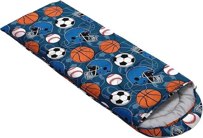BSNTHO Camping Sleeping Bags3 Season Warm &amp Cool WeatherLightweightWaterproof Sleeping Bags for Adults &amp KidsTravelingand OutdoorsCamping Gear Equipment