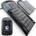 VENTURE 4TH Backpacking Sleeping Bag – XXL Double and Single Sizes - Lightweight Warm &amp Cold Weather Sleeping Bags for Adults Kids &amp Couples – Ideal for Hiking Camping &amp Outdoor Adventu