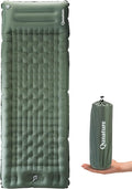 Camping Mattress Sleeping Pad for Outdoor Camping Ultra-Light Inflatable Camping Bed with Built-in Pillow - Air Pad Carry Bag - Compact &amp Lightweight Camping Gear Essentials