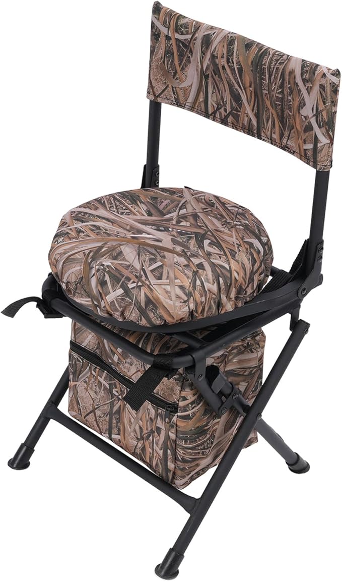Lightweight Folding Chairs for Outside 360 Degree Camping Chair Portable Fishing Chair Foldable Compact Fishing Stool for Outdoor