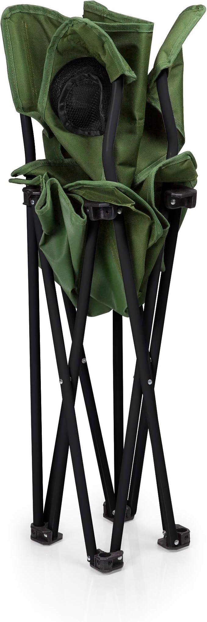 PICNIC TIME Personalized PTZ Camp Chair Custom Outdoor Camping Chair Beach Chair with Carrying Bag (Khaki Green)