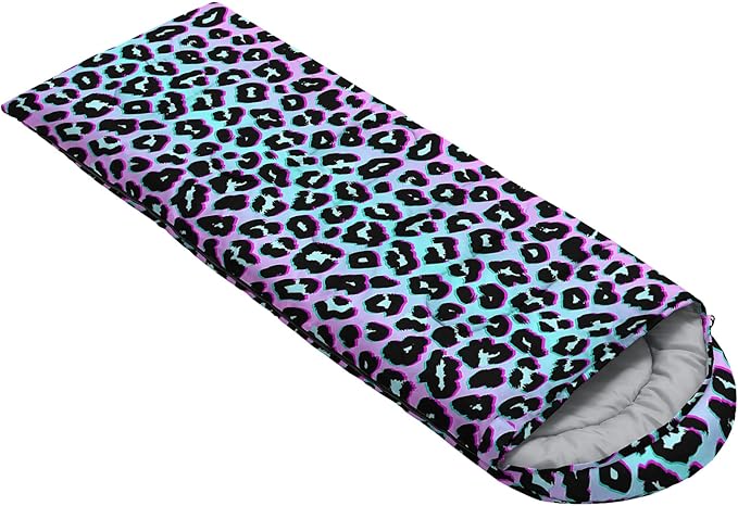 AILONEN Cartoon Camping Sleeping Bag for Boys Girls AdultsLightweight &amp Waterproof3 Season Warm &amp Cold WeatherPortablePrinted Sleeping BagTravelingCampingHiking
