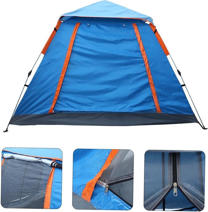 POPETPOP 1Set Portable Outdoor Automatic Camping Tent Convenient Design for People for Hiking Beach and Outdoor Adventures Durable