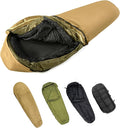 MT Army Military Modular Sleeping Bags System Multi Layered with Bivy Cover for All Season Woodland/Multicam