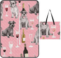 Zipper Schnauzer Style Picnic Mat Suitable for Travel Camping Park Or Home Use