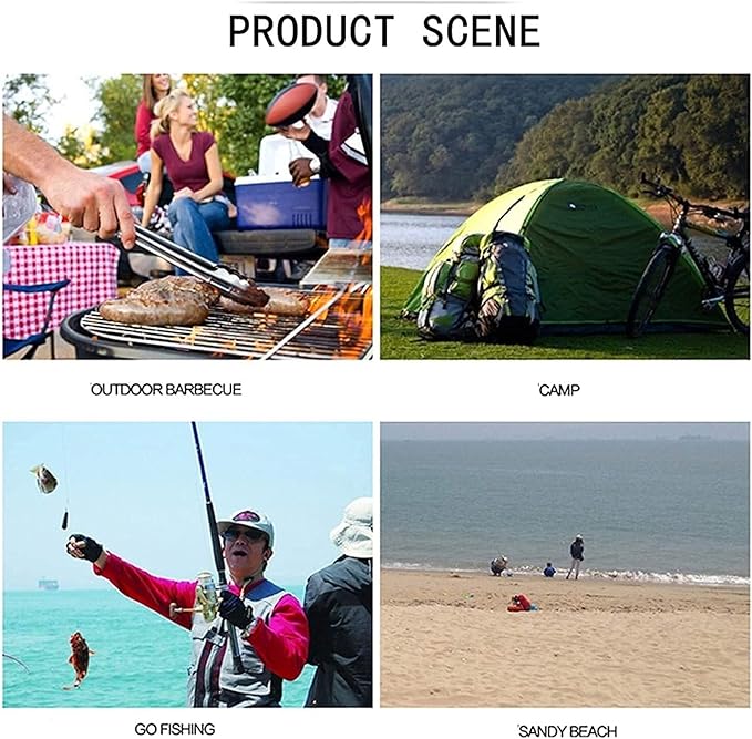 Collapsible Lightweight Backpack Chair High Back Recliner Camping Chair Portable Folding Outdoor Seater with Storage Bag Red