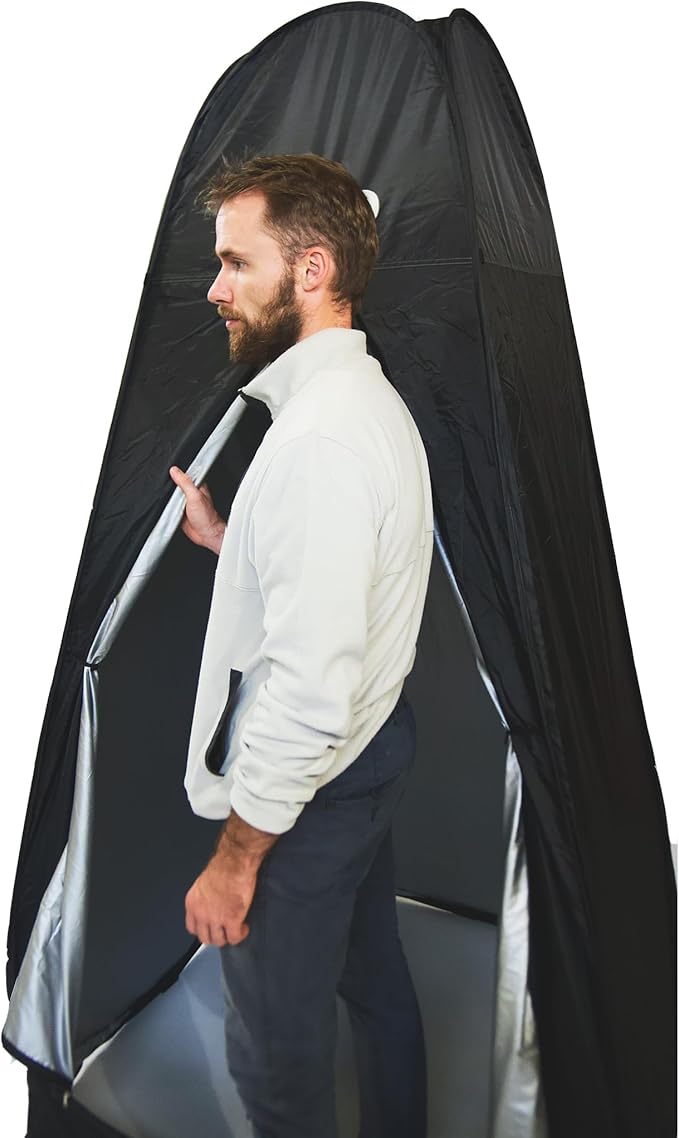 BOXIO - Tent: Instant Pop Up Privacy Shelter – Portable Toilet Outdoor Shower Camping Changing Room SUV Truck Winter Bathroom Gear Beach Travel