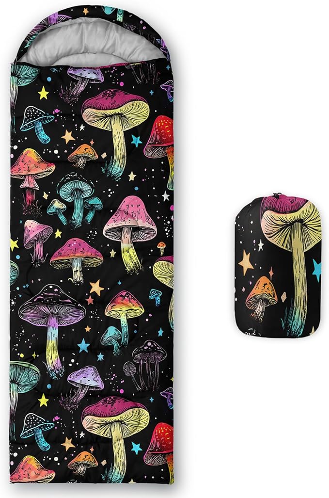 Ocean Themed Sea Turtle Sleeping Bag for Kids Boys GirlsLightweight Warm Cold Weather BackpackingWaterproof Compact Sleeping Bag with Compression Sack for Hiking Camping Outdoor.