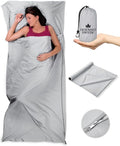 The Friendly Swede Sleeping Bag Liner — Ultralight Polyester or Cold Weather Microfiber Adult Sleep Sack- Camping Sheets - Travel Sleeping Bag with Pocket-Size Stuff Sack