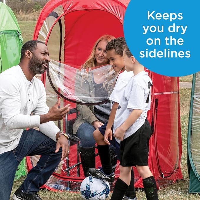 WeatherPod® The Original Shark Tank MyPod™ 1-2 Person Pop-Up Pod - Stay Warm Dry and Out of The Sun - Weather Pod for Sports Rain or Wind