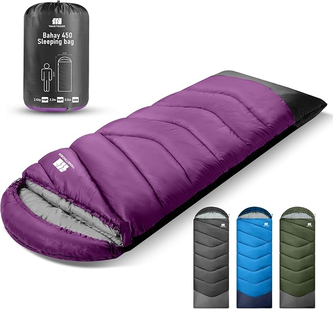 Sleeping Bags for Adults Cold Weather &amp WarmBackpacking Camping Sleeping Bag for Tall Girls BoysLightweightCompactWaterproof Camping Gear for TravelingHikingHotelOutdoor &amp Indoor