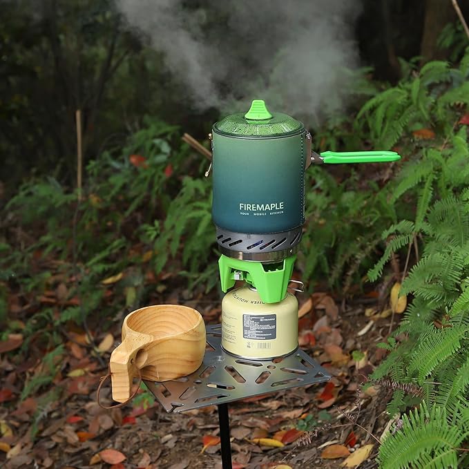 Fire-Maple Fixed Star X2 Backpacking and Camping Stove System Outdoor Propane Camp Cooking Gear Portable Pot Jet Burner Set Ideal for Hiking Trekking Fishing Hunting Trips and Emergency Use