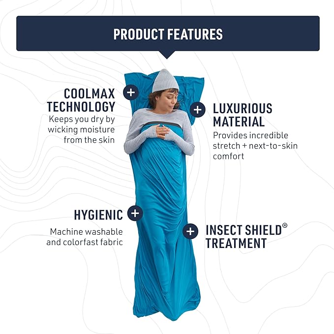 Sea to Summit Breeze Sleeping Bag Liner - Insect Shield