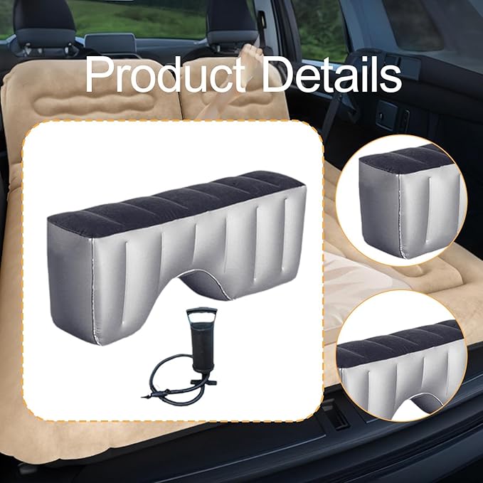 Inflatable Car Travel Mattress Cushion Air Couch Car Sleeping Bed for Cars A