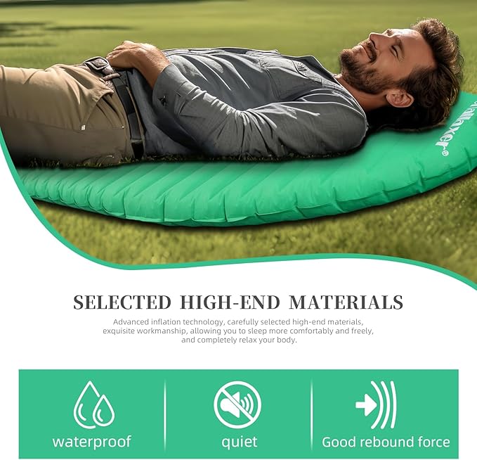 Ultralight Sleeping Pad for Camping 74.8x23.2 Camping Mat with Pump Sack Inflatable Sleeping Pads Compact for Camping Backpacking Hiking Traveling Tent