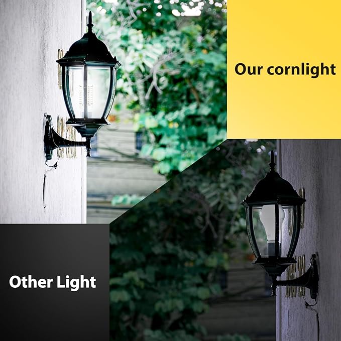 35W LED Corn Light Bulb 2 pack(300W Equivalent )Commercial Grade Daylight 5000K E26/E39 5000LM Medium Mogul Base LED LampLarge Area Lights For Outdoor Indoor Garage Warehouse Factory Bay Light