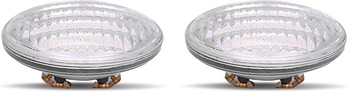 PAR36 LED 12 Watt Light Bulb Outdoor Garden Landscape Lighting Low Voltage 12V AC DC AR111 G53 Underwater Industrial Waterproof IP65 Lamp 6000k Pure White 12 Volt Swimming Pool Deck Lights Value 2Pack
