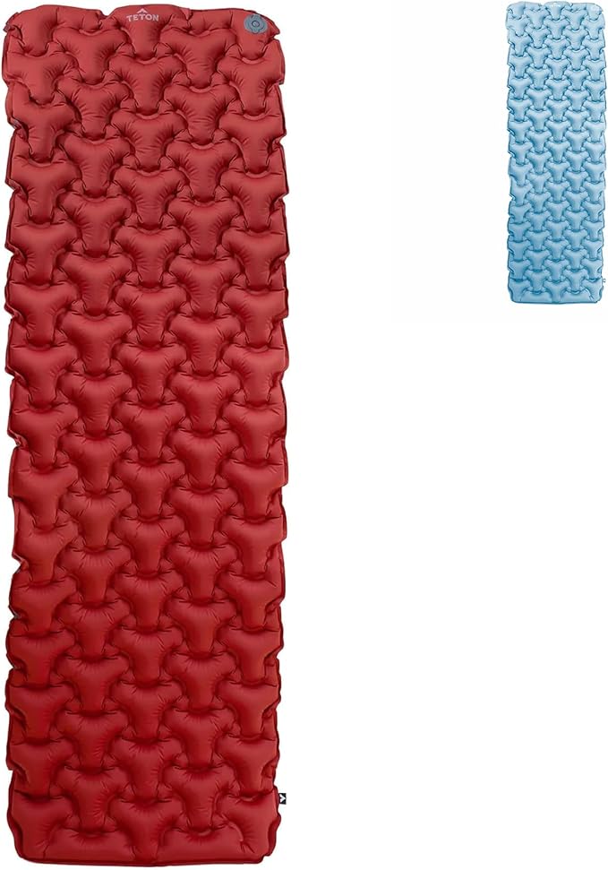 Teton Altos Inflatable Sleeping Pad Sleeping Mat for Camping Backpacking Hiking Budget Friendly and Durable