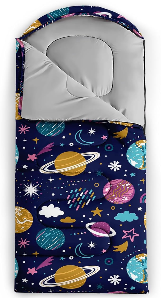 Print sleeping bagsleeping bagsOutdoor Camping Sleeping BagSuitable For Children Boys And Girls PortableWaterproofCompact And LightweightGreat For Outdoor CampingBackpacking And Hiking