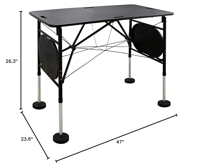 Mars Foldable and Portable Athlete Support Hub and Sports Training Treatment Recovery Station Desk &amp Kinesiology Taping Table-Lightweight only 22lbs
