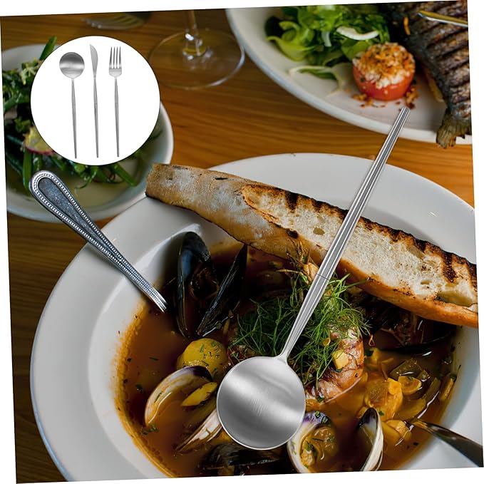 1set Portable Stainless Steel Camping Cutlery Utensils Detachable Fork Spoon Knife for Outdoor Dining Picnic Travel and School Dishwasher Safe