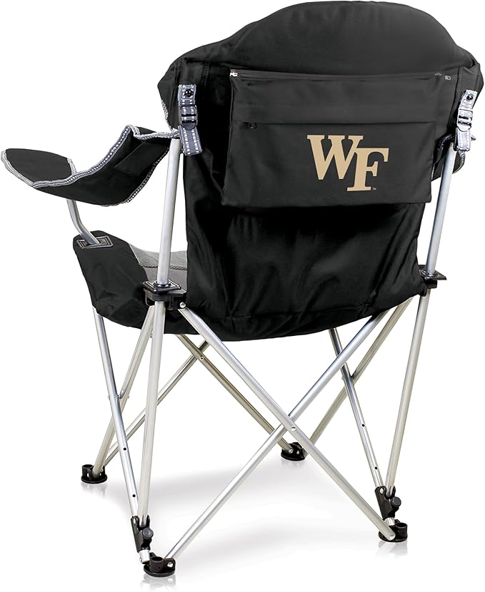 Picnic TIME NCAA Arkansas Razorbacks Reclining Camp Chair - Beach Chair for Adults - Sports Chair with Carry Bag