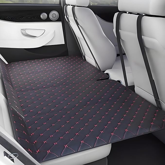 Folding Portable Car Bed MattressNon-Inflatable Car Back Seat BedCar Travel Camping Mattress for Sleeping Car/SUV/Truck