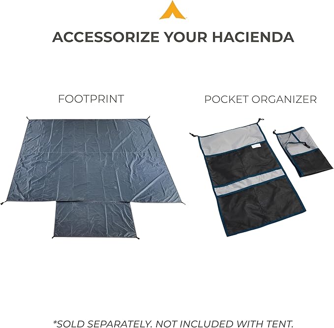 TETON Sports Hacienda 8 Person Family Camping Tent Large Gear Loft and 4 Storage Pockets Swinging Door Makes it Easy to Access Full Mesh Roof Waterproof Rainfly