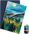 Camping BlanketPuffy Blanket Lightweight Packable Camping Blanket Outdoor Blanket for CampingTraveling Stadium Hiking Picnics